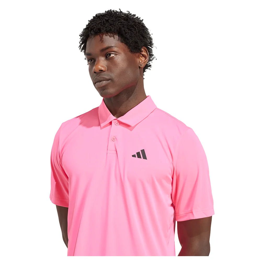 Men's Club Tennis Polo Lucid Pink - Bell Racket Store