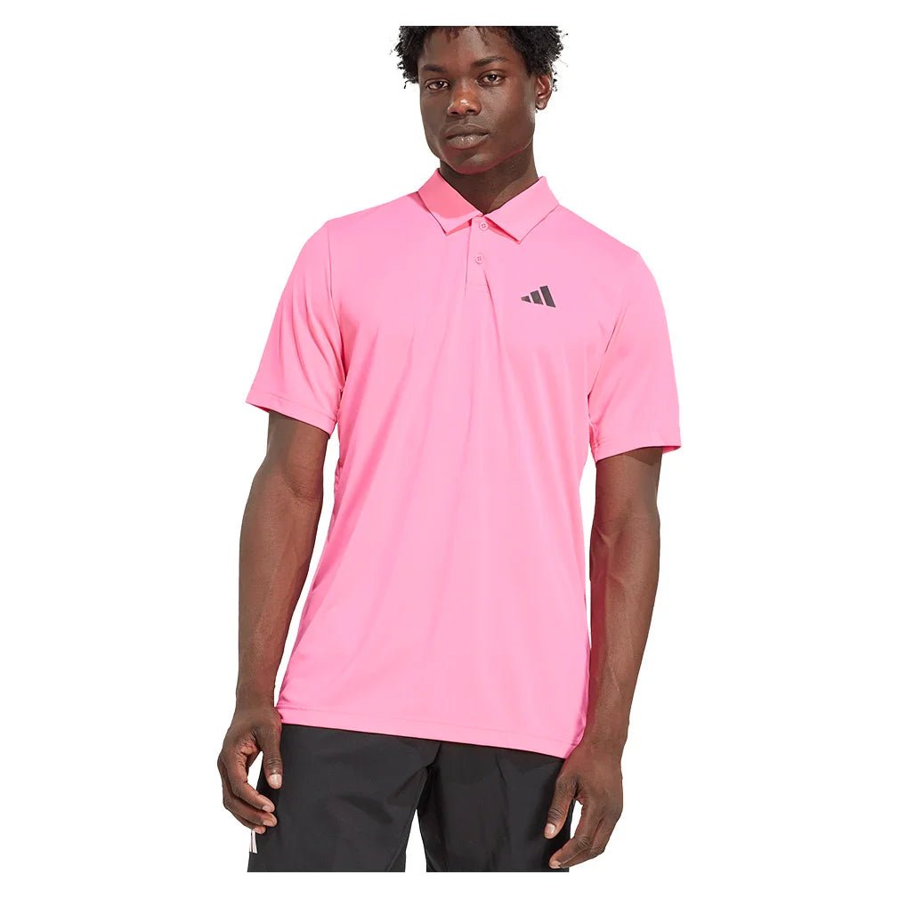 Men's Club Tennis Polo Lucid Pink - Bell Racket Store