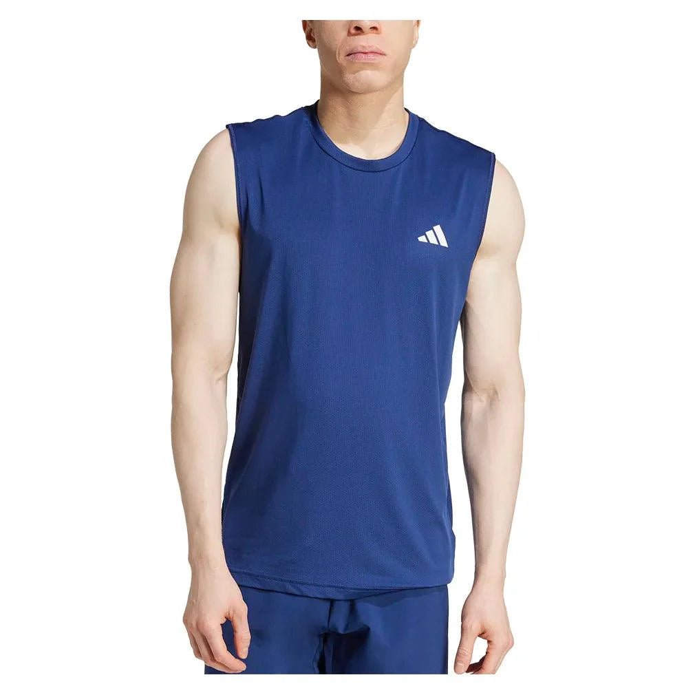 Men's Club Tennis Top Dark Blue - Bell Racket Store