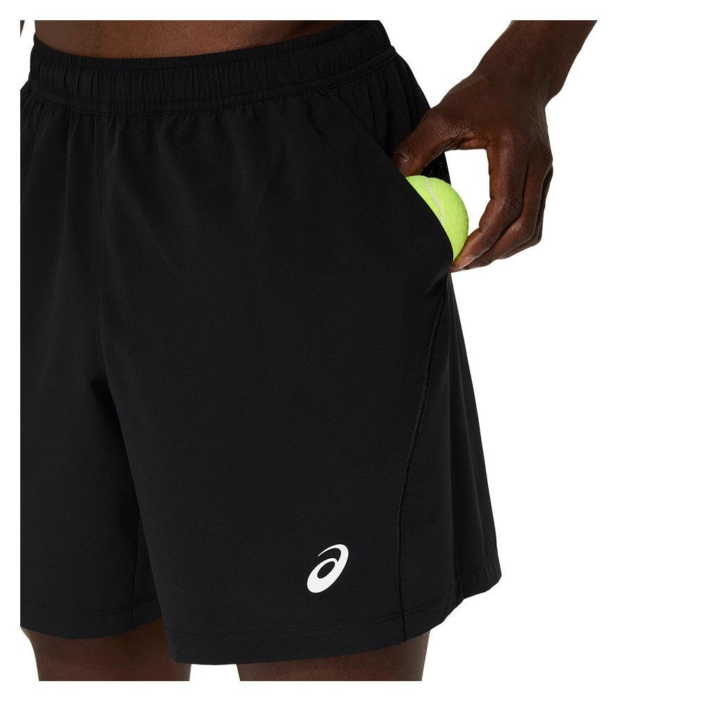 Men's Court 7 Inch Tennis Short Performance Black - Bell Racket Store