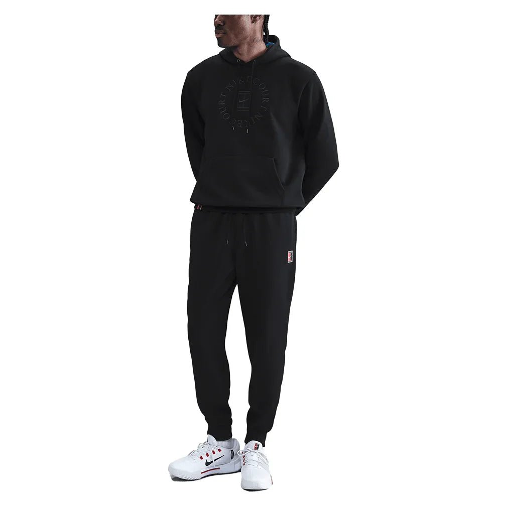Men's Court Dri - FIT Heritage Fleece Tennis Jogger Pant Black - Bell Racket Store