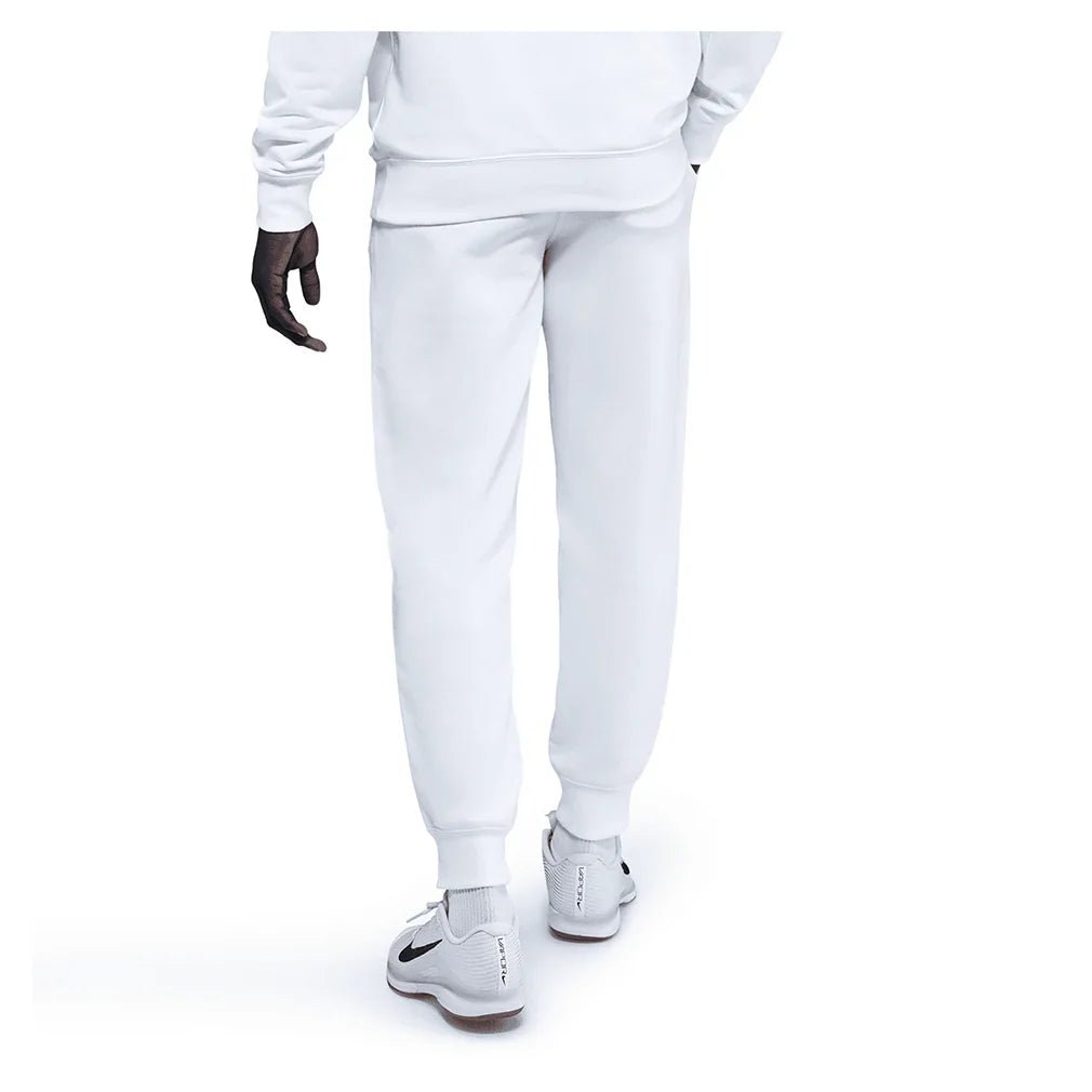 Men's Court Dri - FIT Heritage Fleece Tennis Jogger Pant White - Bell Racket Store