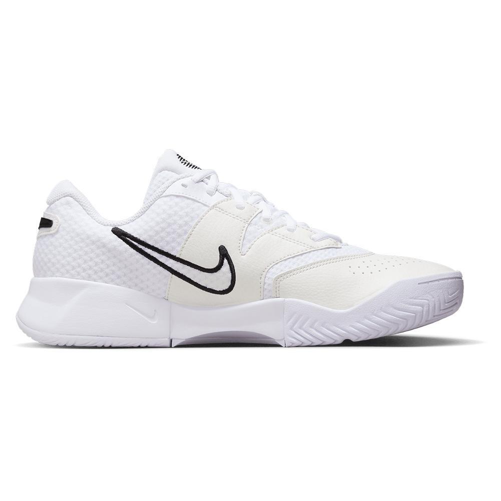 Men's Court Lite 4 Tennis Shoes White and Black - Bell Racket Store