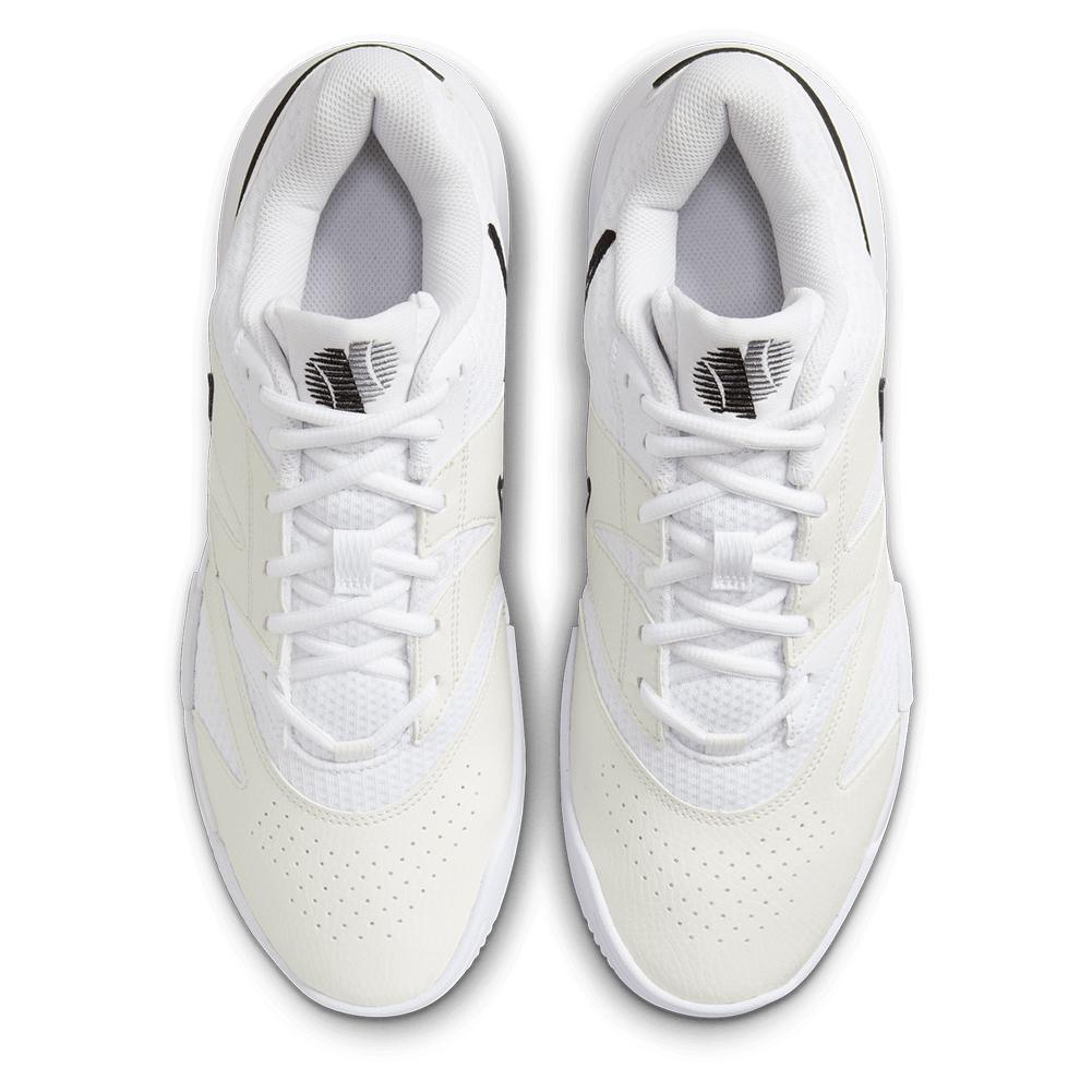 Men's Court Lite 4 Tennis Shoes White and Black - Bell Racket Store