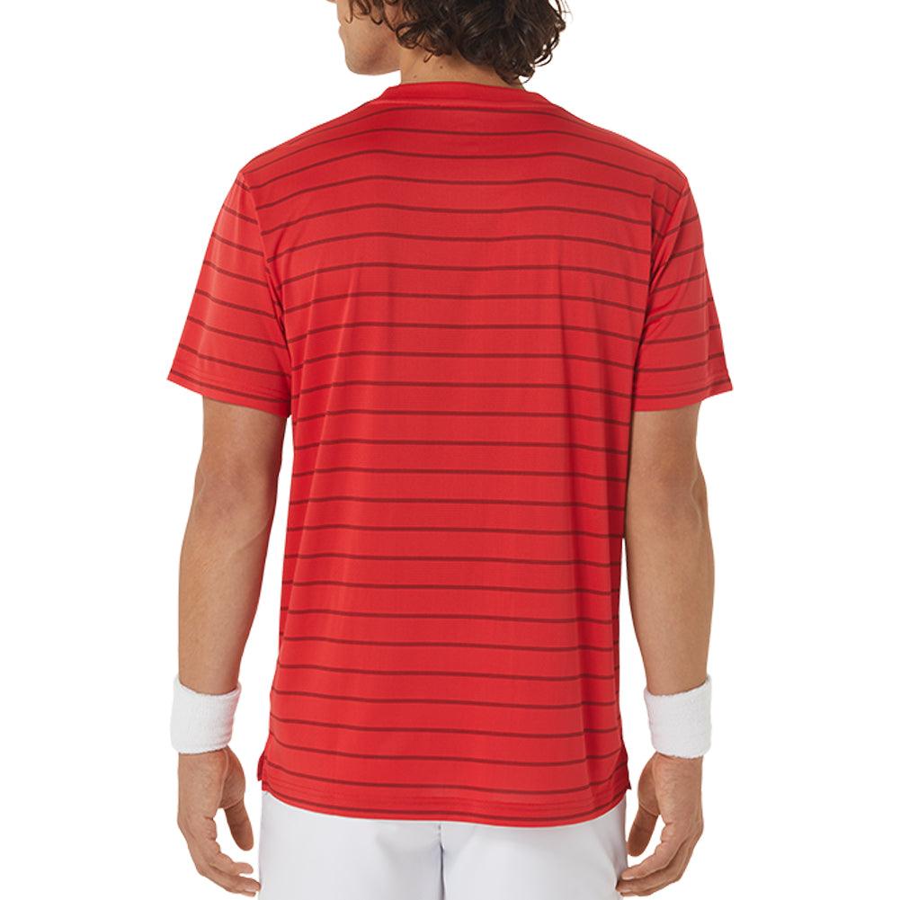 Men's Court Stripe Short Sleeve Tennis Top - Bell Racket Store