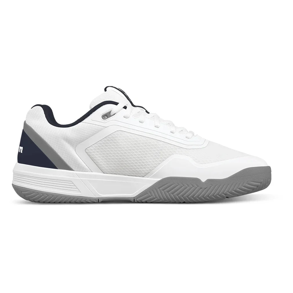 Men's CourtGlide Tennis Shoes White and Navy Blazer - Bell Racket Store