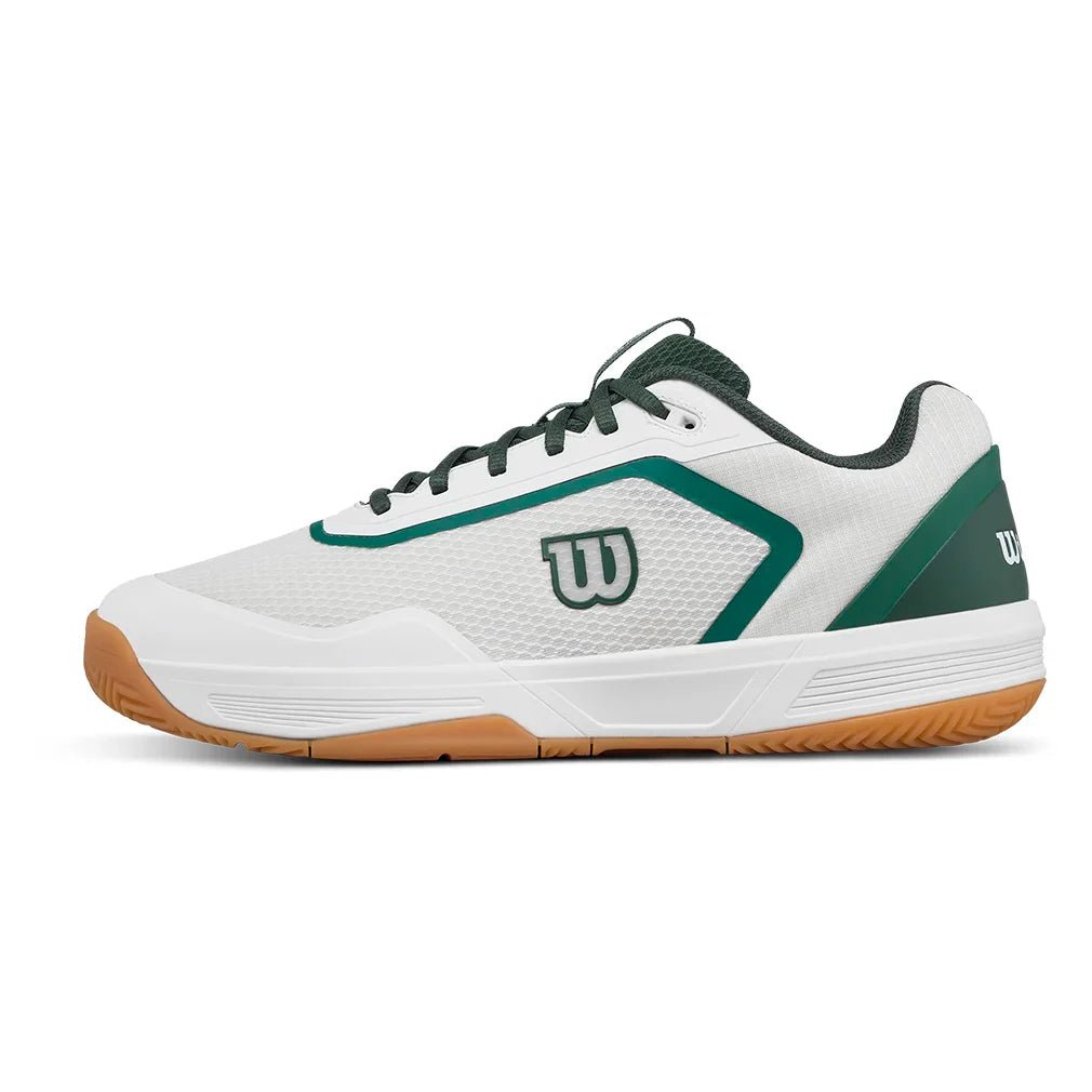 Men's CourtGlide Tennis Shoes White and Sycamore - Bell Racket Store