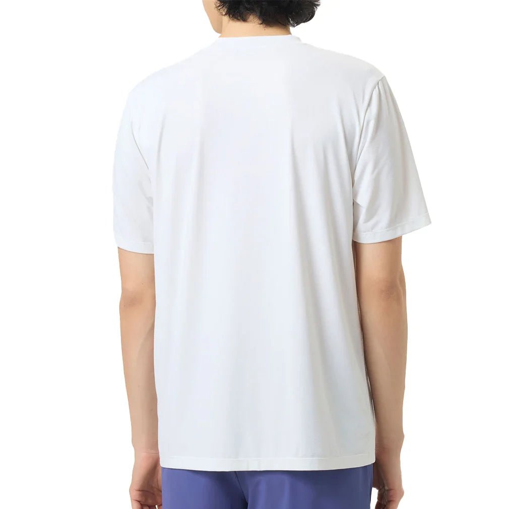 Men's Cross Court Challenger Mesh Tennis Top White - Bell Racket Store