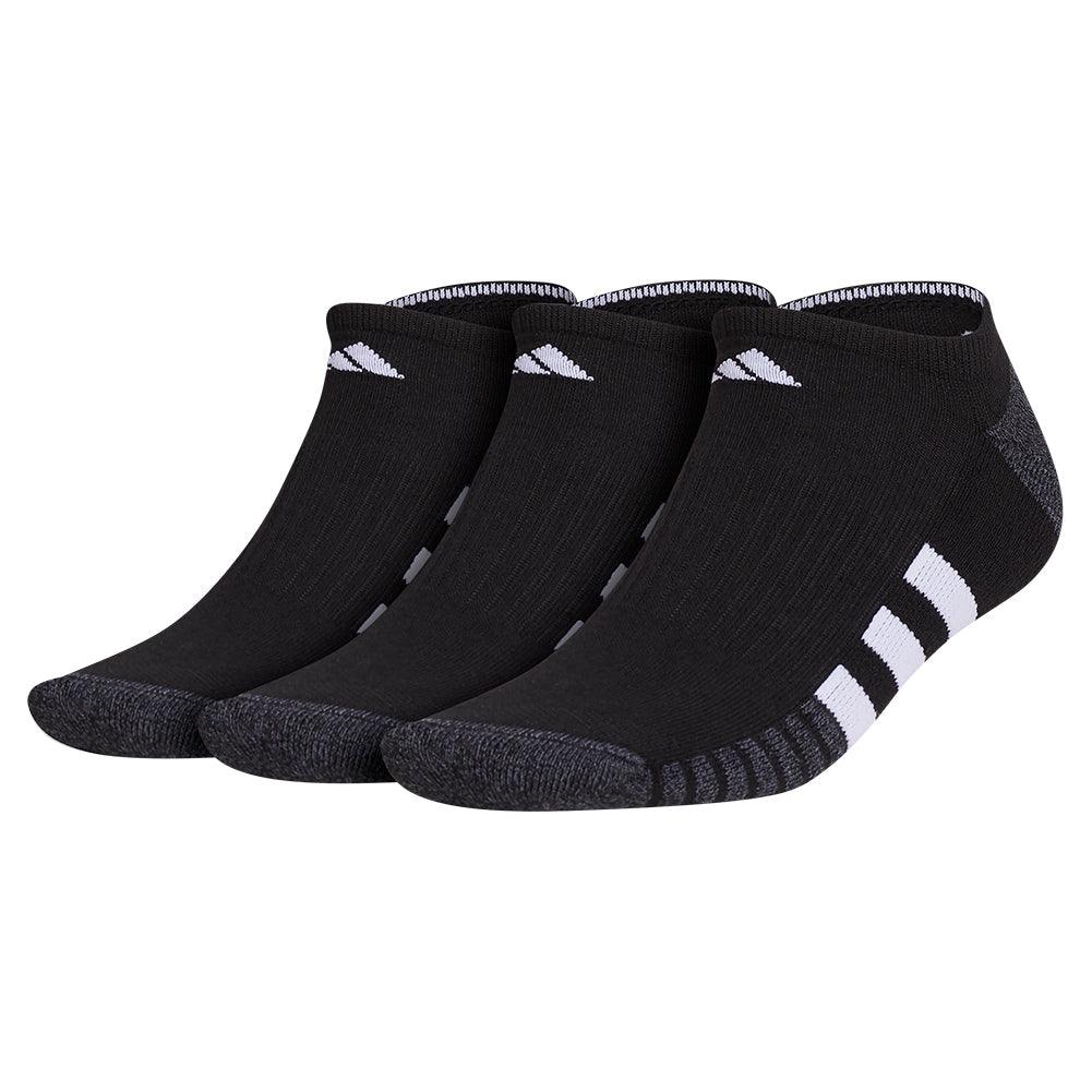 Men's Cushioned 3.0 3 Pack No Show Tennis Socks Black and White - Bell Racket Store