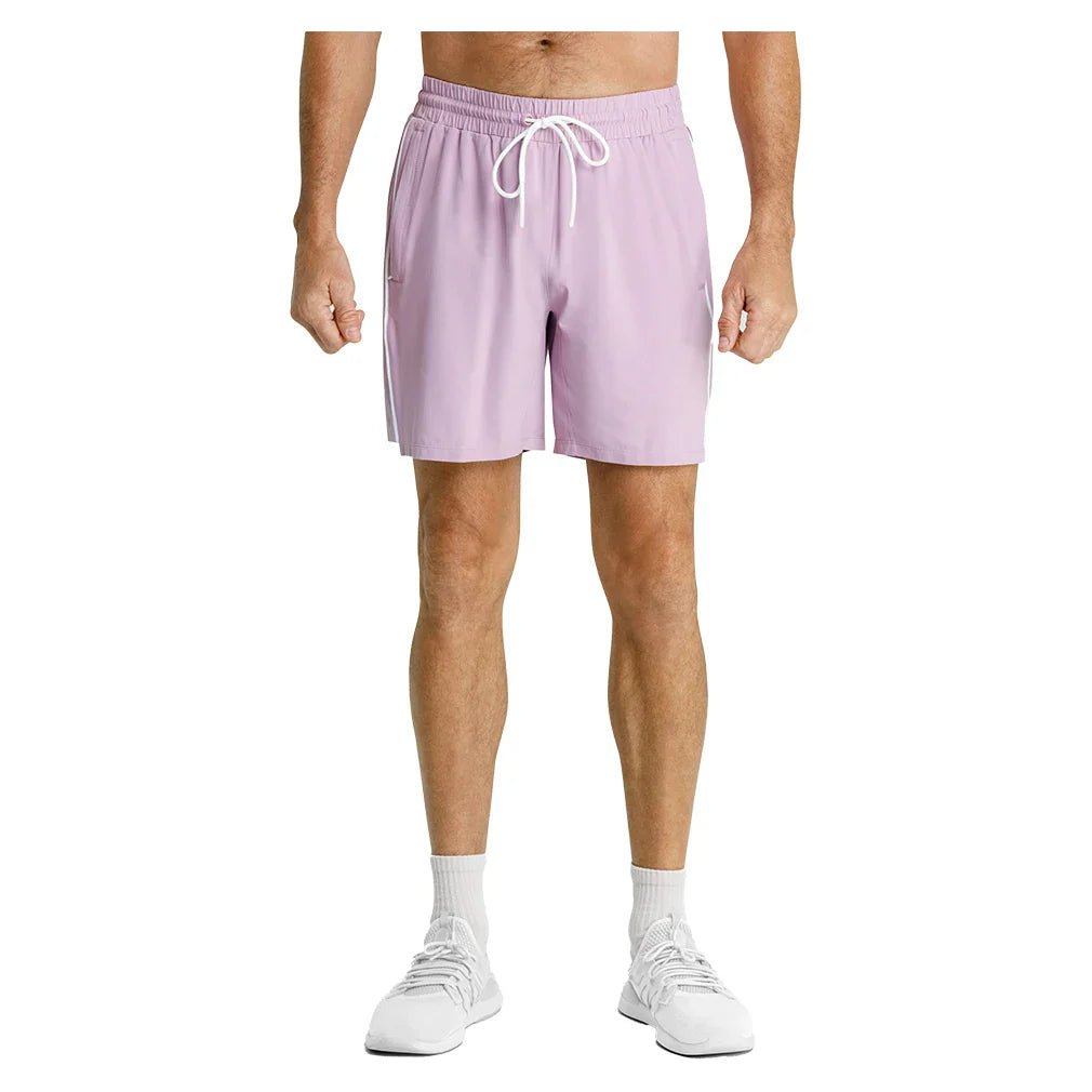 Men's David 7 Inch Pickelball Shorts Lavender Mist - Bell Racket Store