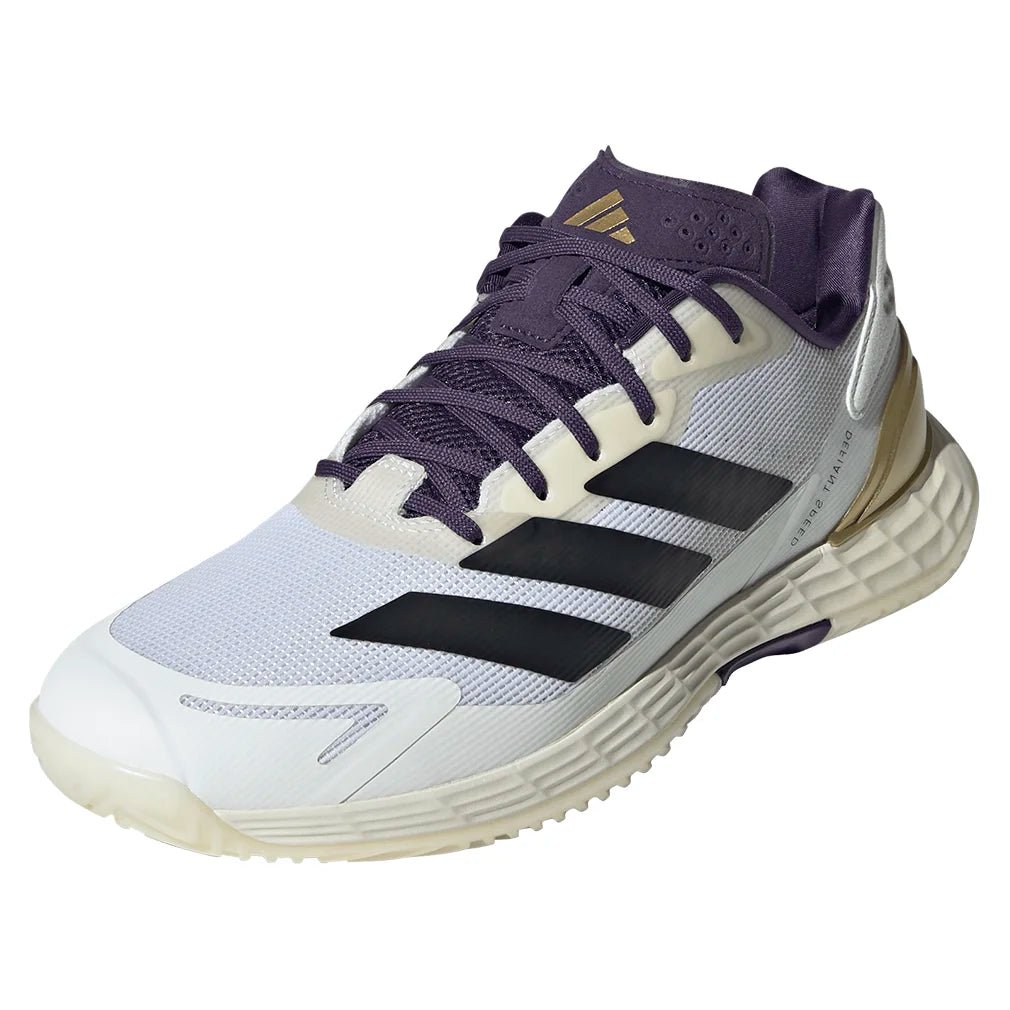 Men's Defiant Speed 2 Tennis Shoes Footwear White and Aurora Plum - Bell Racket Store