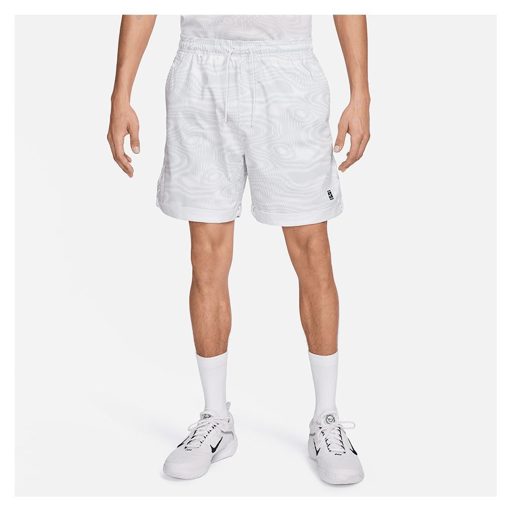 Men's Dri - Fit Heritage 6 Inch Tennis Short White - Bell Racket Store