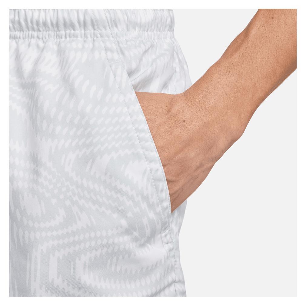 Men's Dri - Fit Heritage 6 Inch Tennis Short White - Bell Racket Store