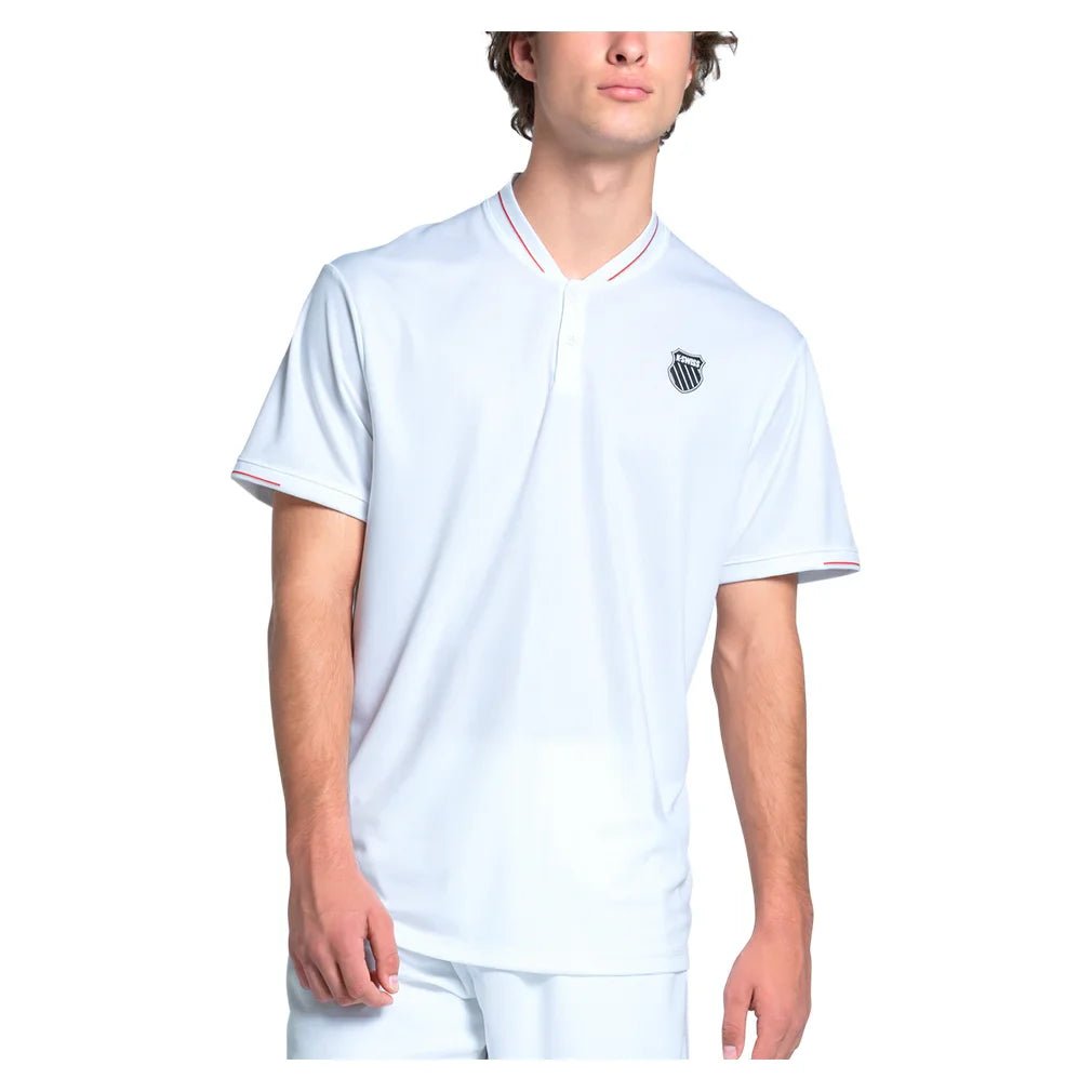 Men's Endeavour Short Sleeve Tennis Top White - Bell Racket Store