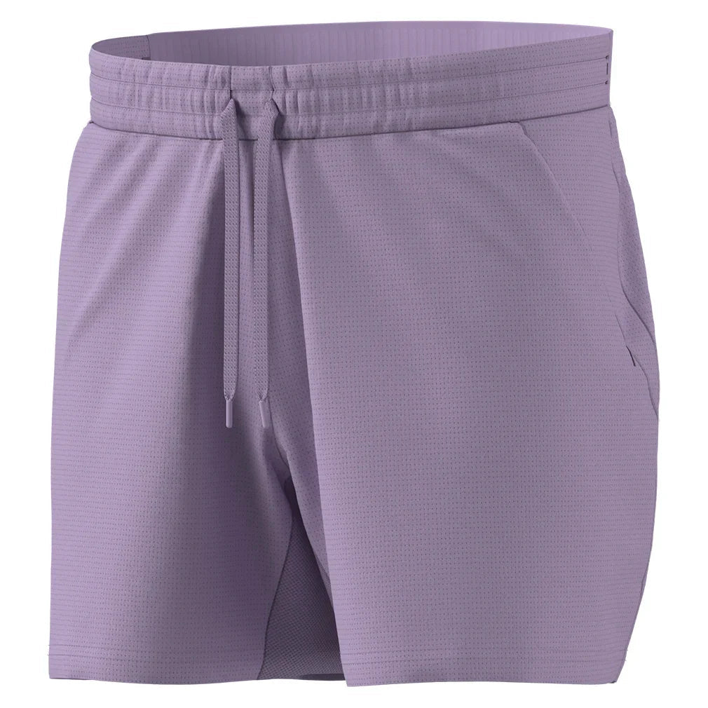 Men's Ergo 5 Inch Tennis Shorts Powder Plum - Bell Racket Store