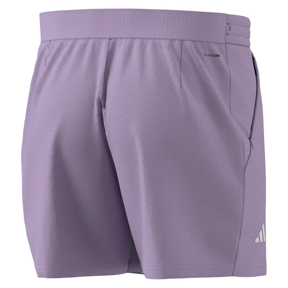 Men's Ergo 5 Inch Tennis Shorts Powder Plum - Bell Racket Store