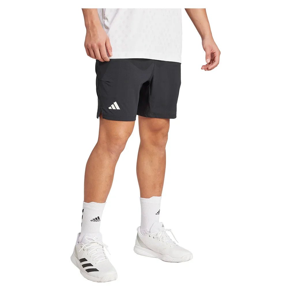 Men's Ergo 7 Inch Tennis Shorts Black - Bell Racket Store