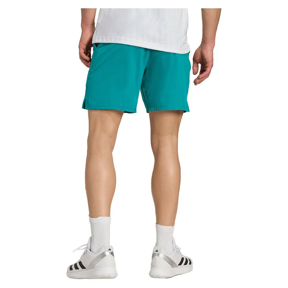 Men's Ergo 7 Inch Tennis Shorts Pure Teal - Bell Racket Store