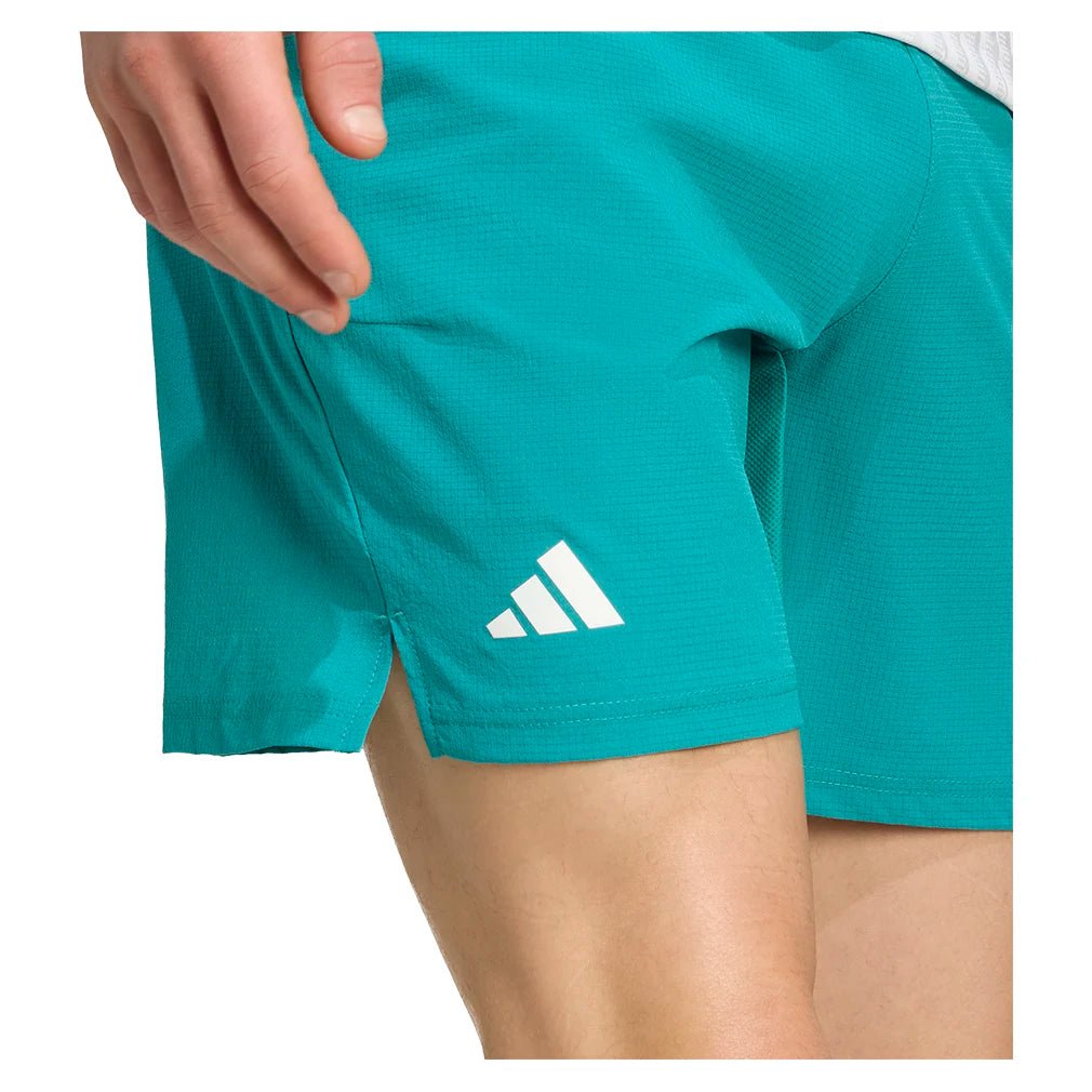 Men's Ergo 7 Inch Tennis Shorts Pure Teal - Bell Racket Store