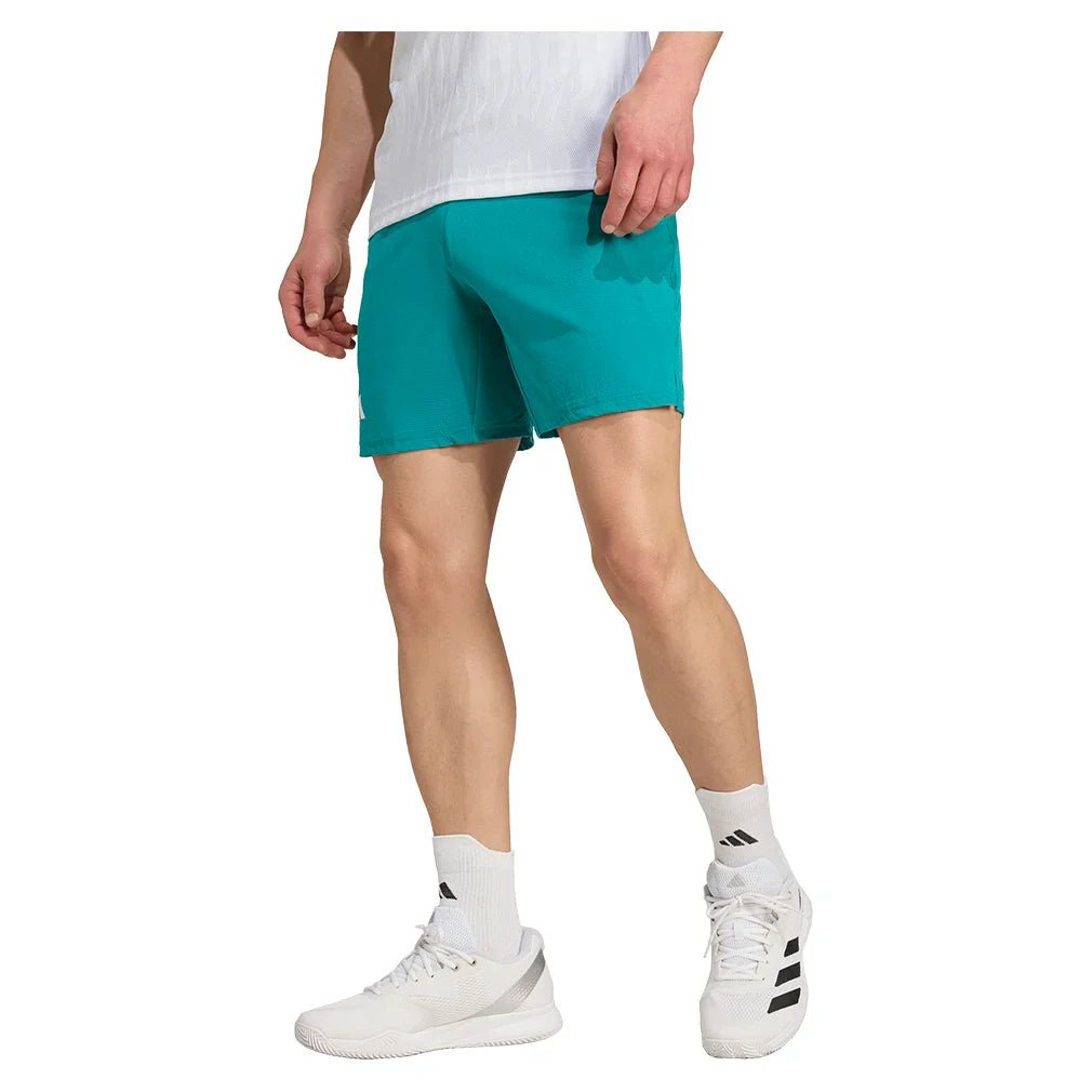 Men's Ergo 7 Inch Tennis Shorts Pure Teal - Bell Racket Store