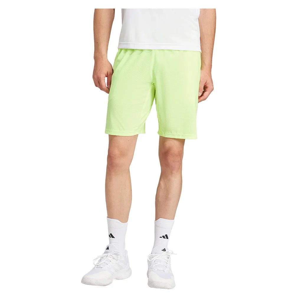 Men's Ergo 9 inch Tennis Shorts Lucid Lemon - Bell Racket Store
