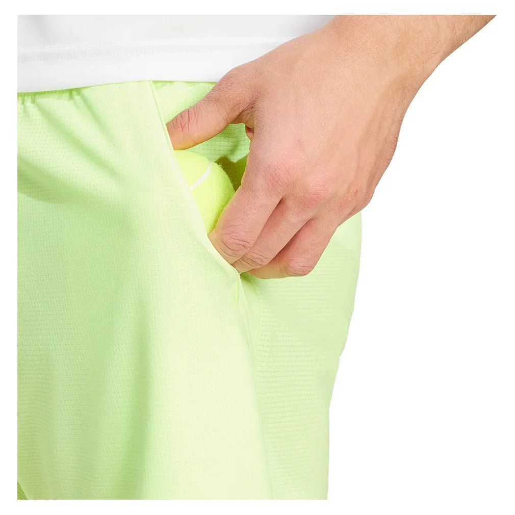 Men's Ergo 9 inch Tennis Shorts Lucid Lemon - Bell Racket Store