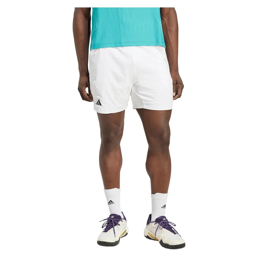 Men's Ergo 9 Inch Tennis Shorts White - Bell Racket Store
