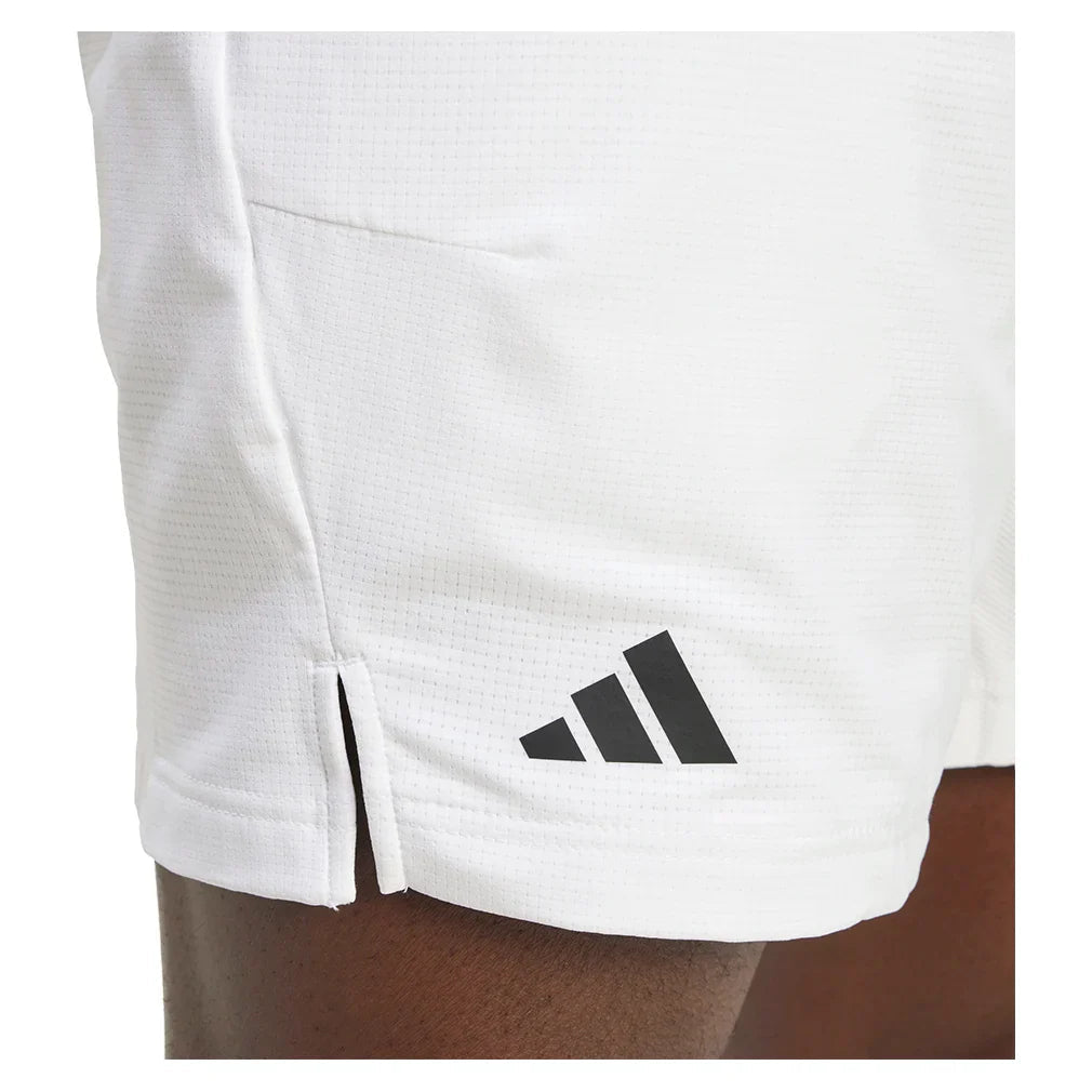 Men's Ergo 9 Inch Tennis Shorts White - Bell Racket Store