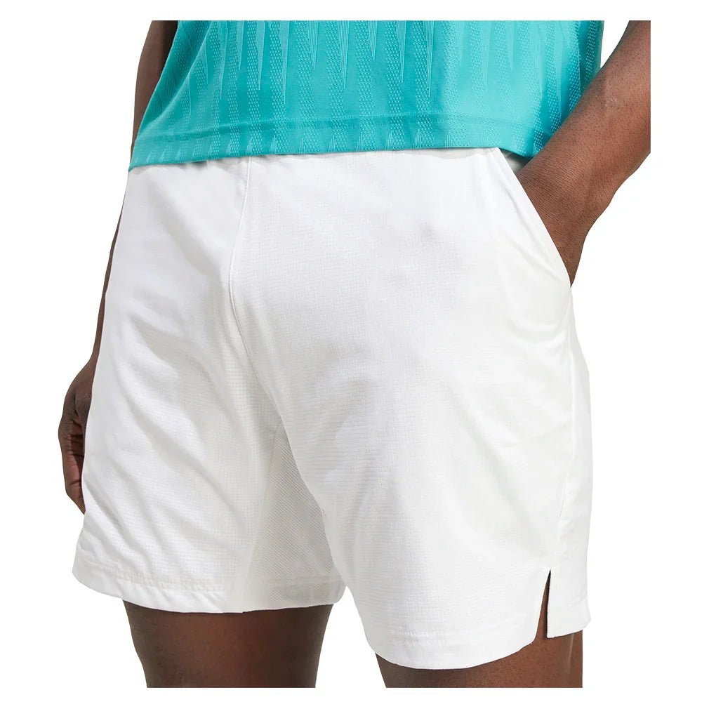 Men's Ergo 9 Inch Tennis Shorts White - Bell Racket Store