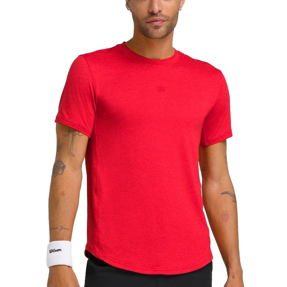 Men's Everyday Performance Tennis Tee Infrared - Bell Racket Store