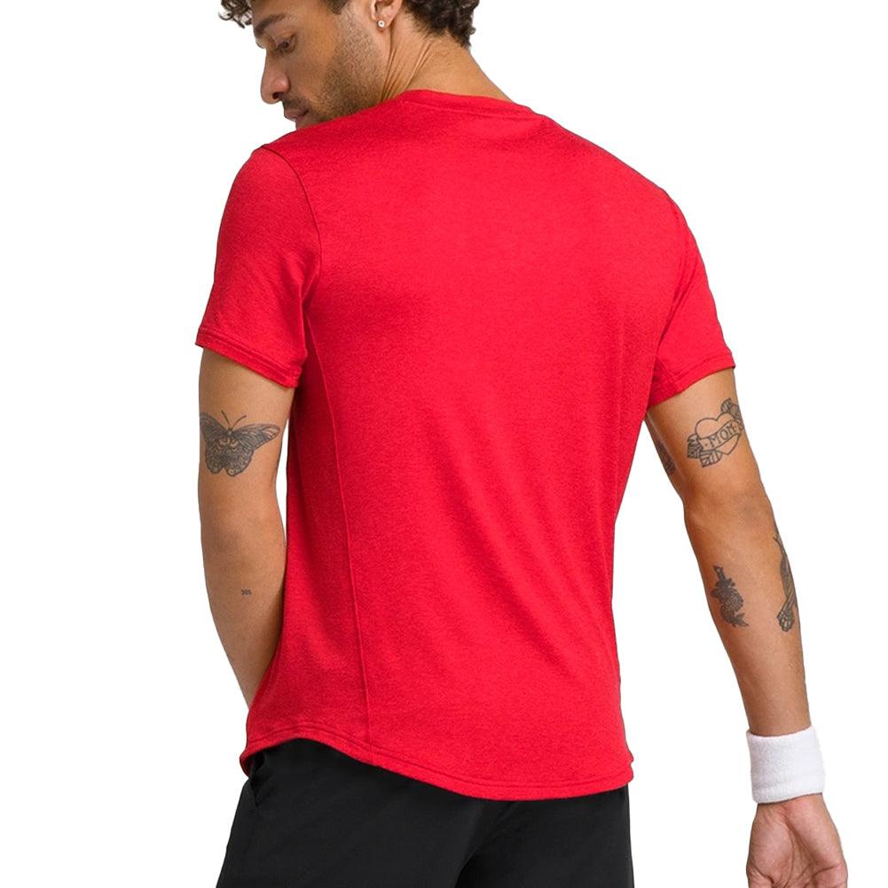 Men's Everyday Performance Tennis Tee Infrared - Bell Racket Store