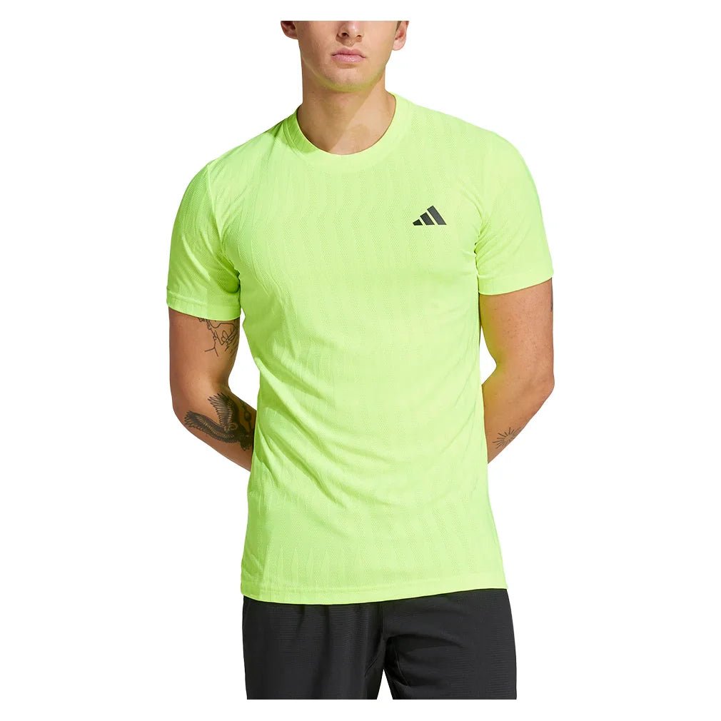 Men's Freelift Tennis Top Lucid Lemon - Bell Racket Store