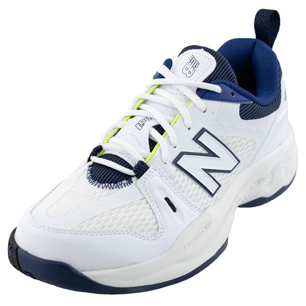 Men's Fresh Foam X 1007 2E Width Tennis Shoes White - Bell Racket Store