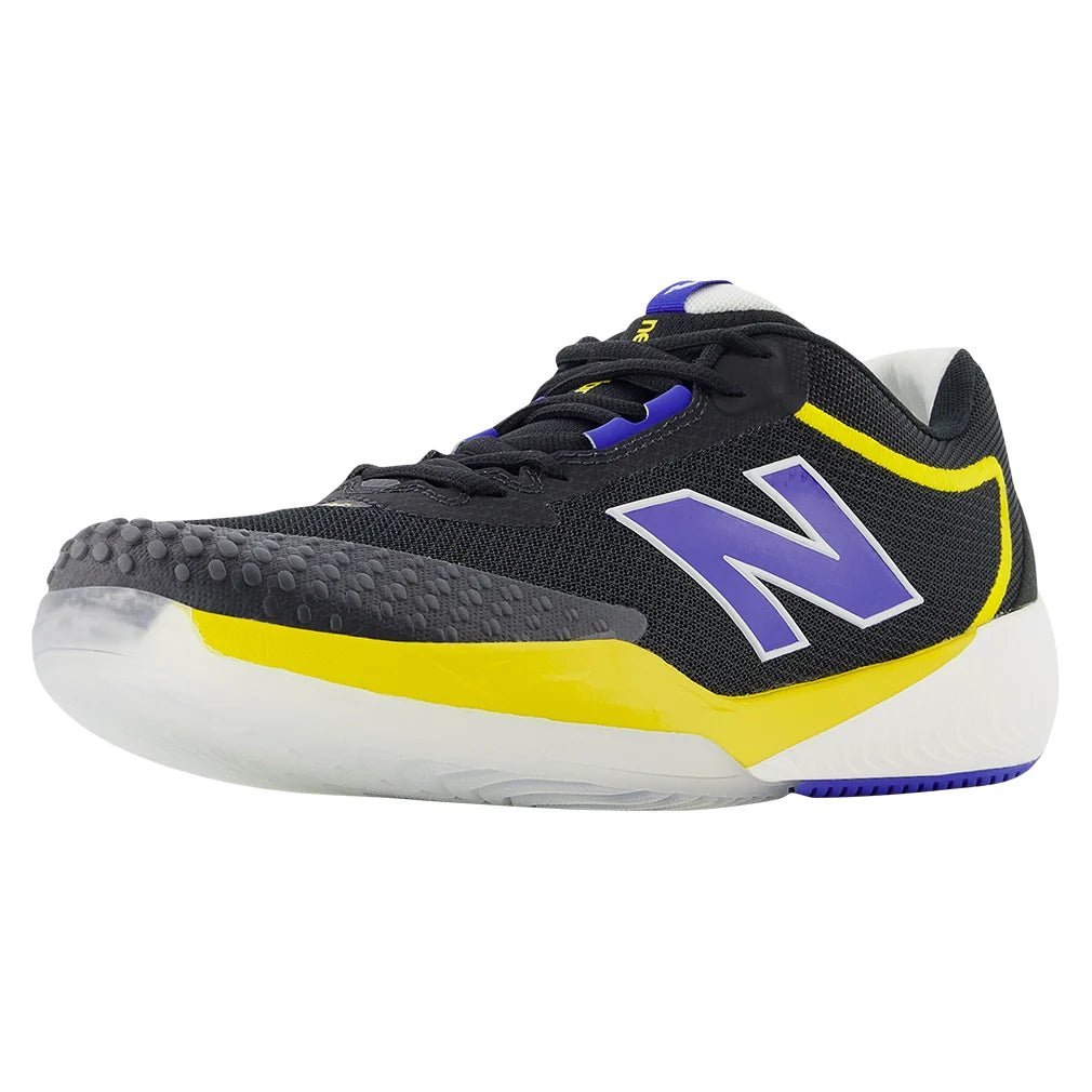 Men's FuelCell 996v6 2E Width Tennis Shoes Black and Blue Gemstone - Bell Racket Store