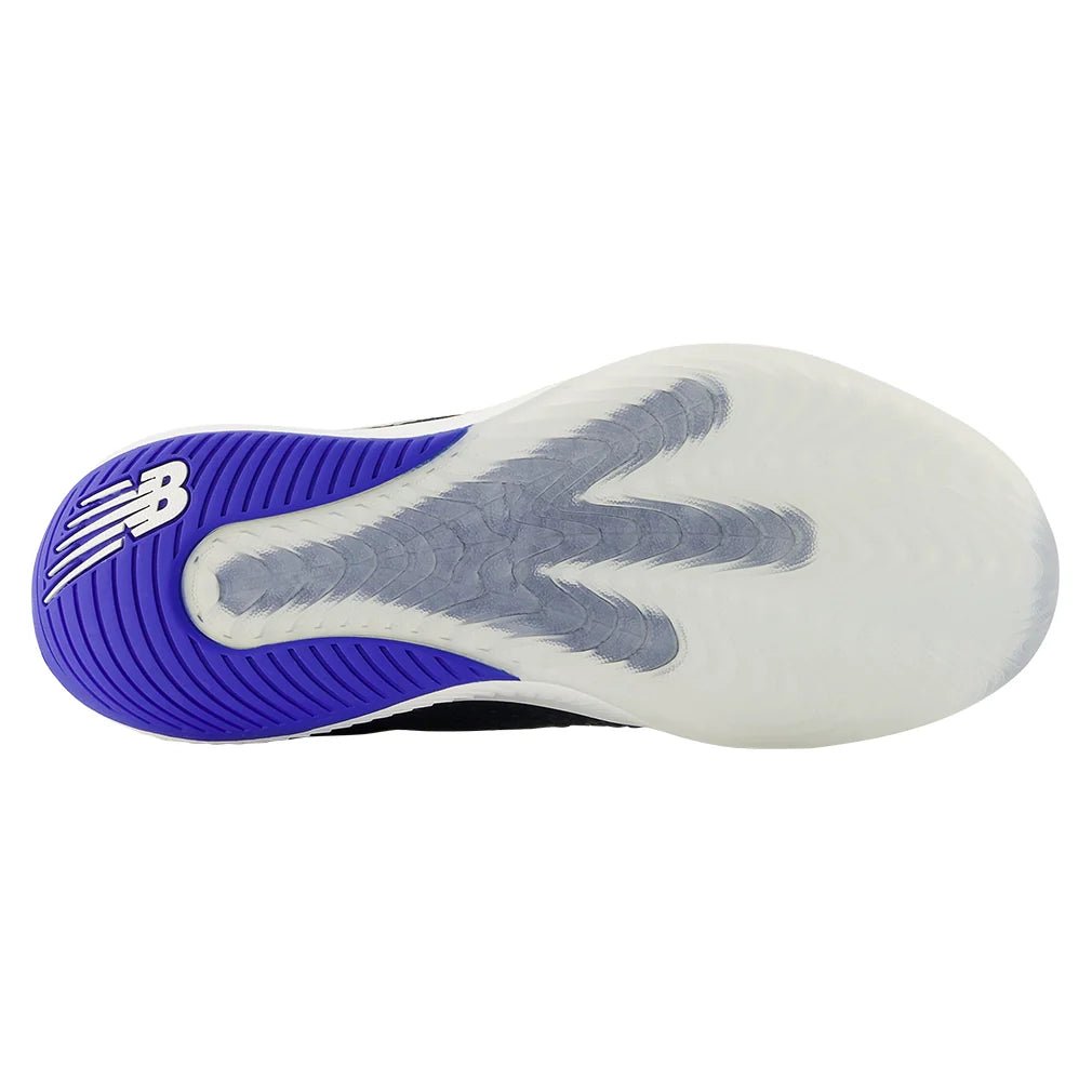 Men's FuelCell 996v6 D Width Tennis Shoes Black and Blue Gemstone - Bell Racket Store