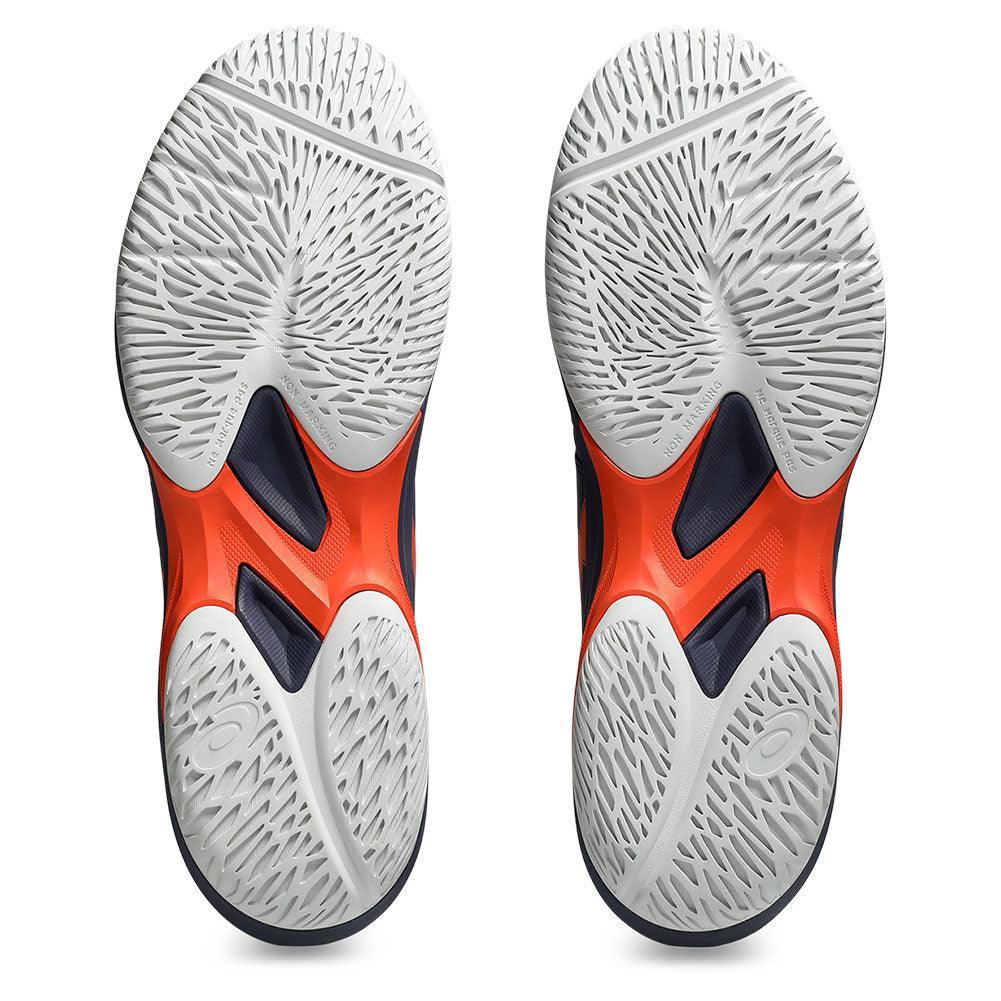 Men's Game FF Tennis Shoes Indigo Fog and Nova Orange - Bell Racket Store