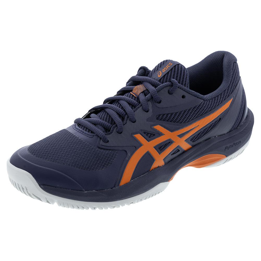 Men's Game FF Tennis Shoes Indigo Fog and Nova Orange - Bell Racket Store