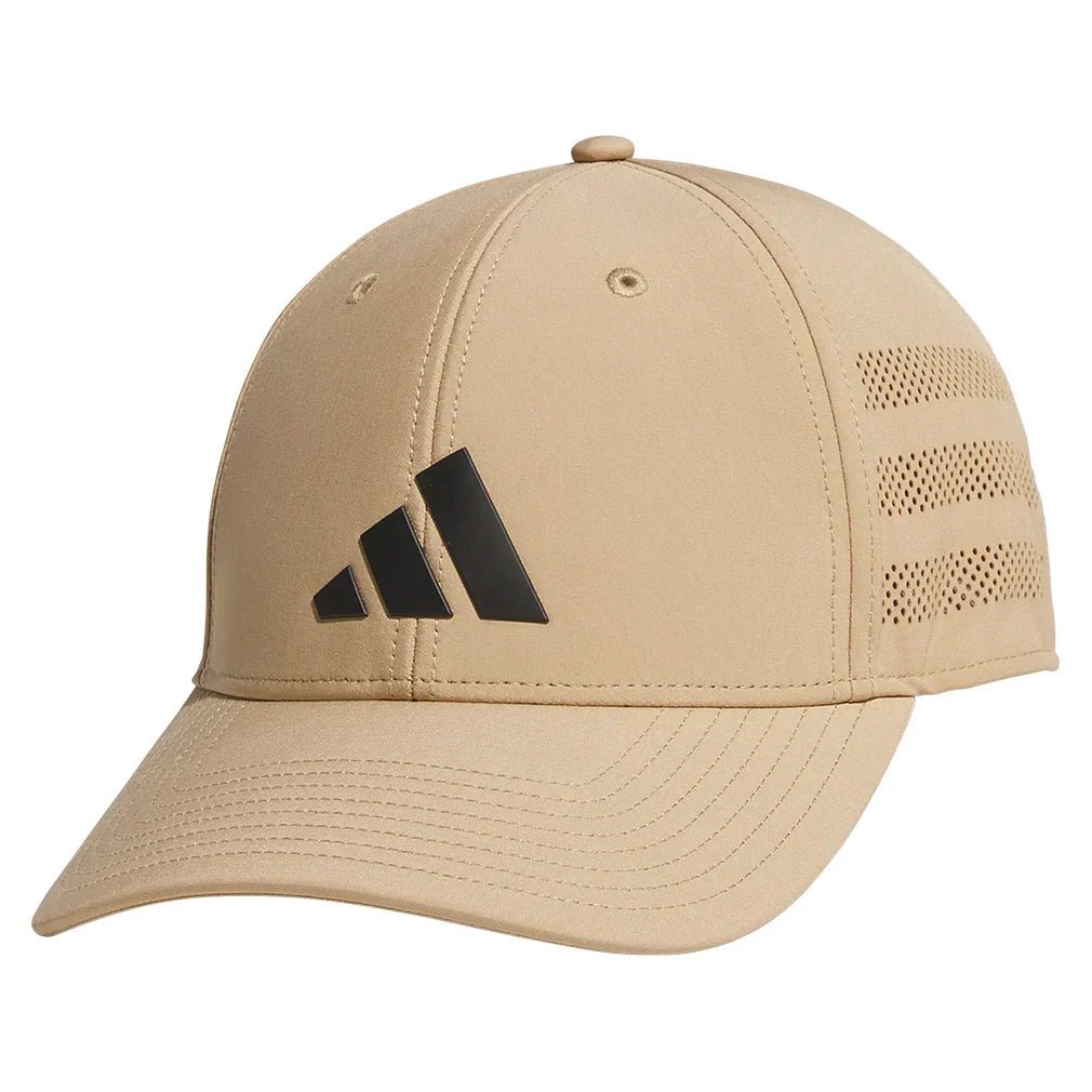 Men's Gameday 4 Stretch Fit Hat Warm Sandstone Beige and Black - Bell Racket Store