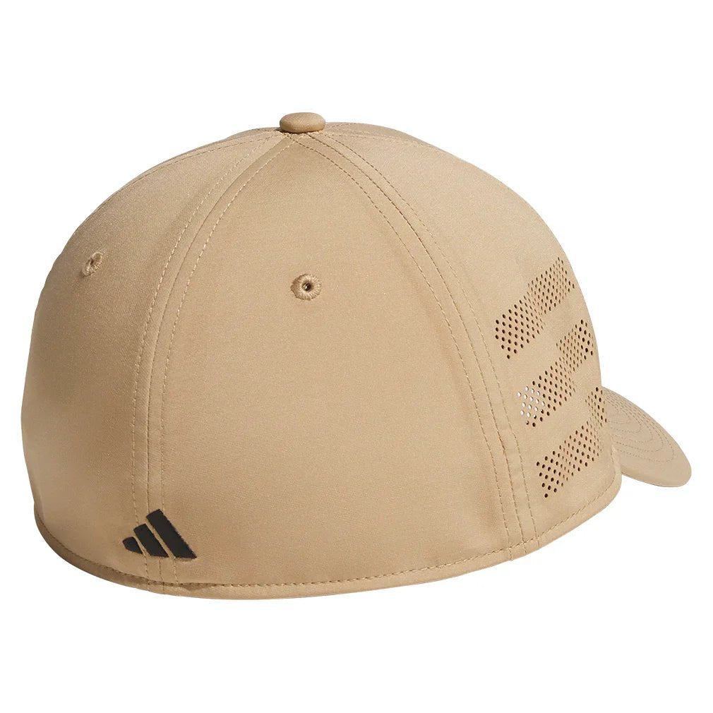 Men's Gameday 4 Stretch Fit Hat Warm Sandstone Beige and Black - Bell Racket Store