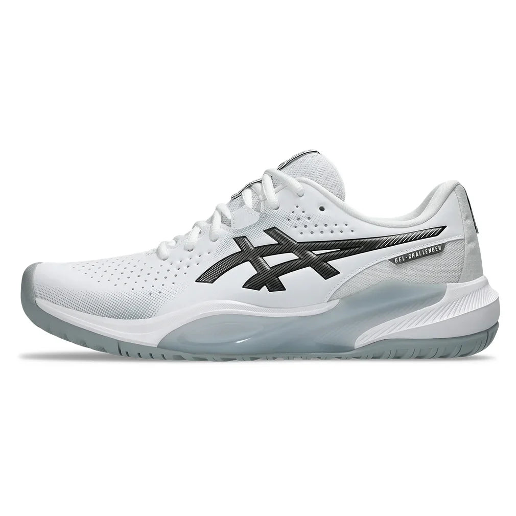 Men's GEL - Challenger 15 Tennis Shoes White and Gunmetal - Bell Racket Store
