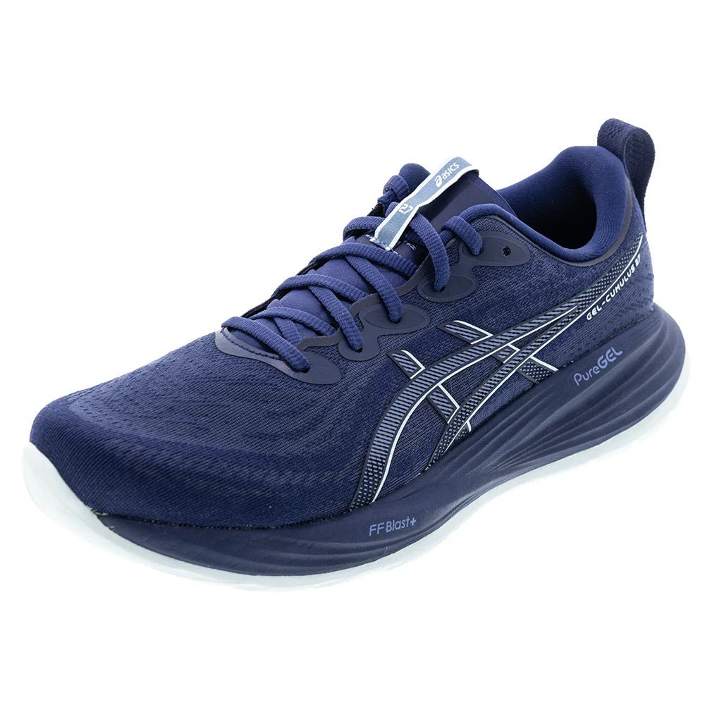 Men's GEL - Cumulus 27 Running Shoes Indigo Blue and Cool Grey - Bell Racket Store