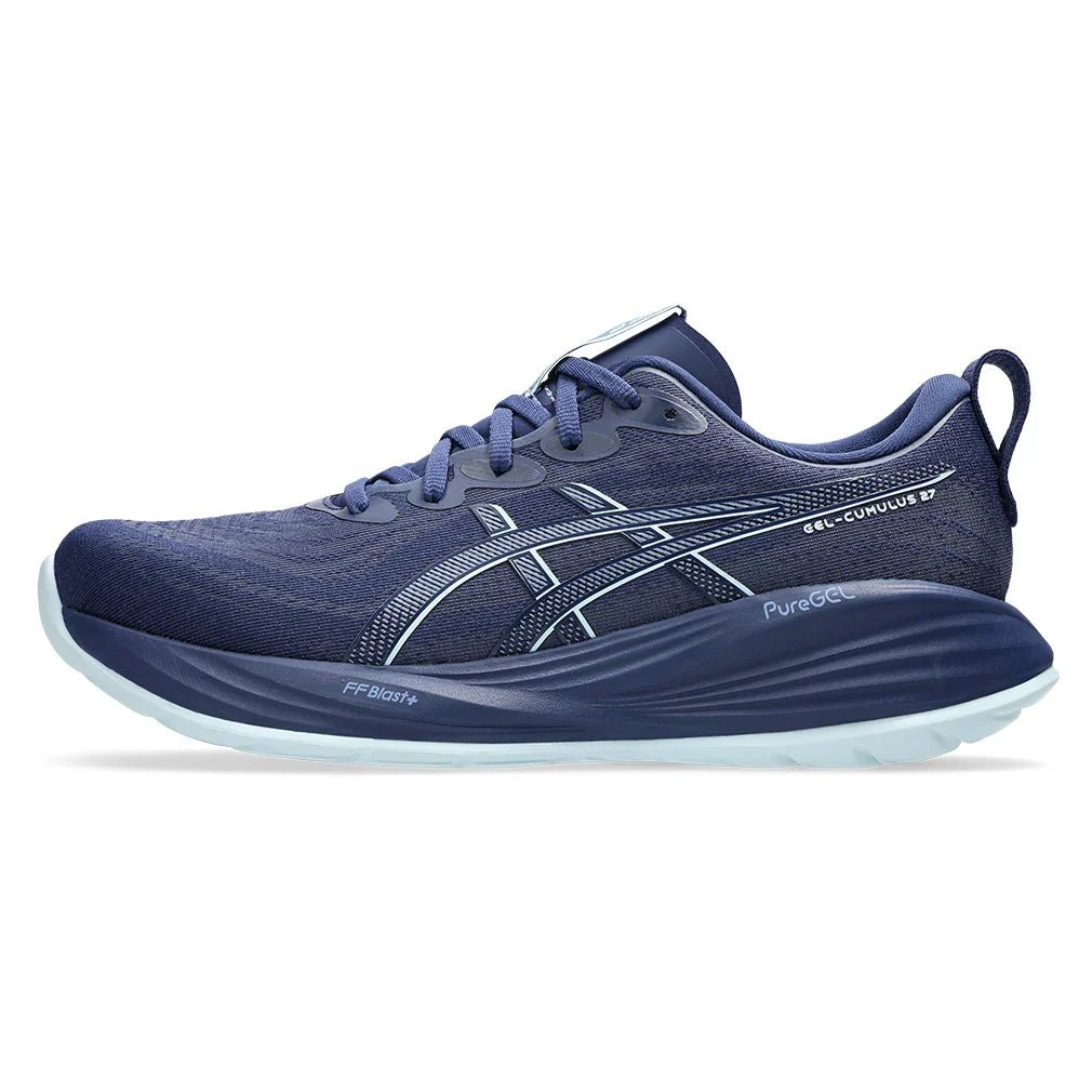 Men's GEL - Cumulus 27 Running Shoes Indigo Blue and Cool Grey - Bell Racket Store