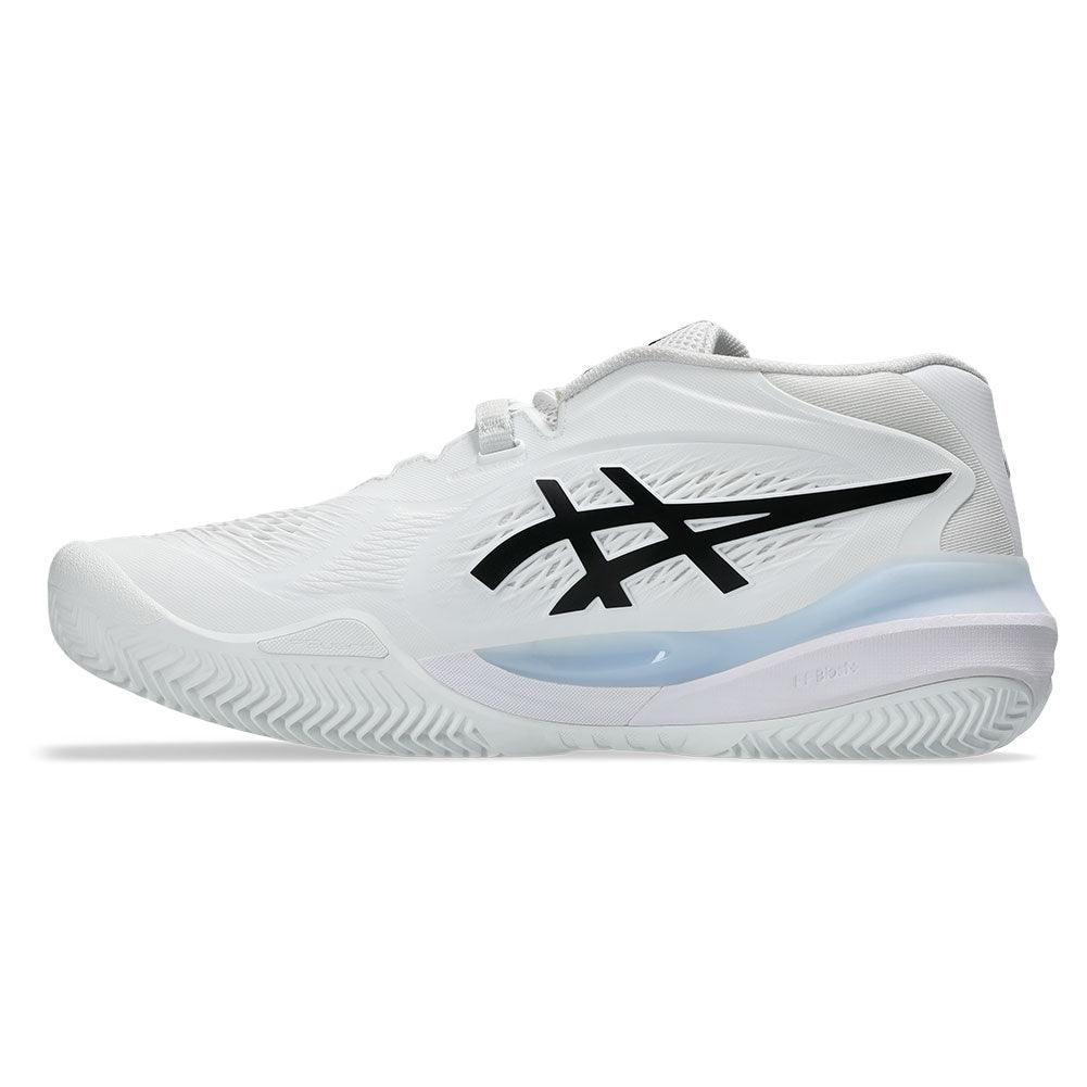Men's GEL - Resolution X Clay Tennis Shoes White and Black - Bell Racket Store