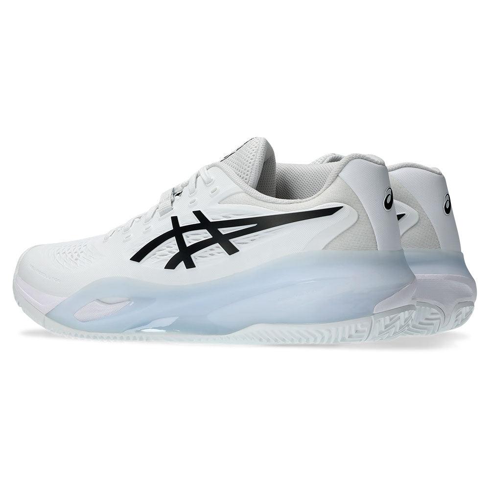 Men's GEL - Resolution X Clay Tennis Shoes White and Black - Bell Racket Store