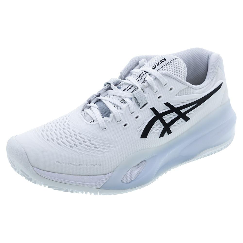 Men's GEL - Resolution X Clay Tennis Shoes White and Black - Bell Racket Store