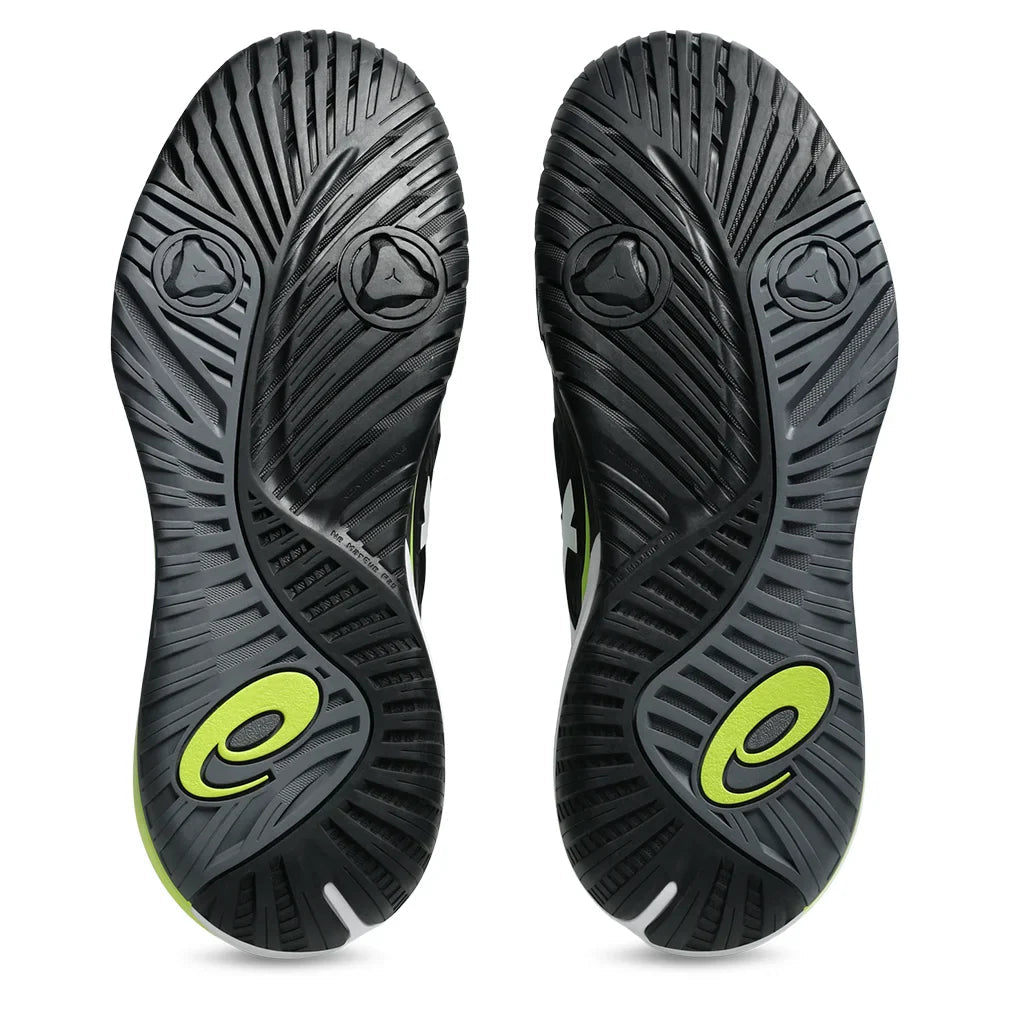 Men's GEL - Resolution X Tennis Shoes Black and White - Bell Racket Store