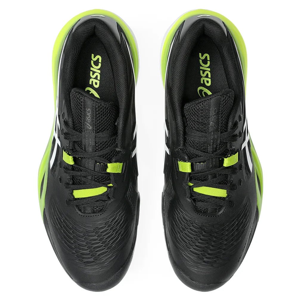 Men's GEL - Resolution X Tennis Shoes Black and White - Bell Racket Store