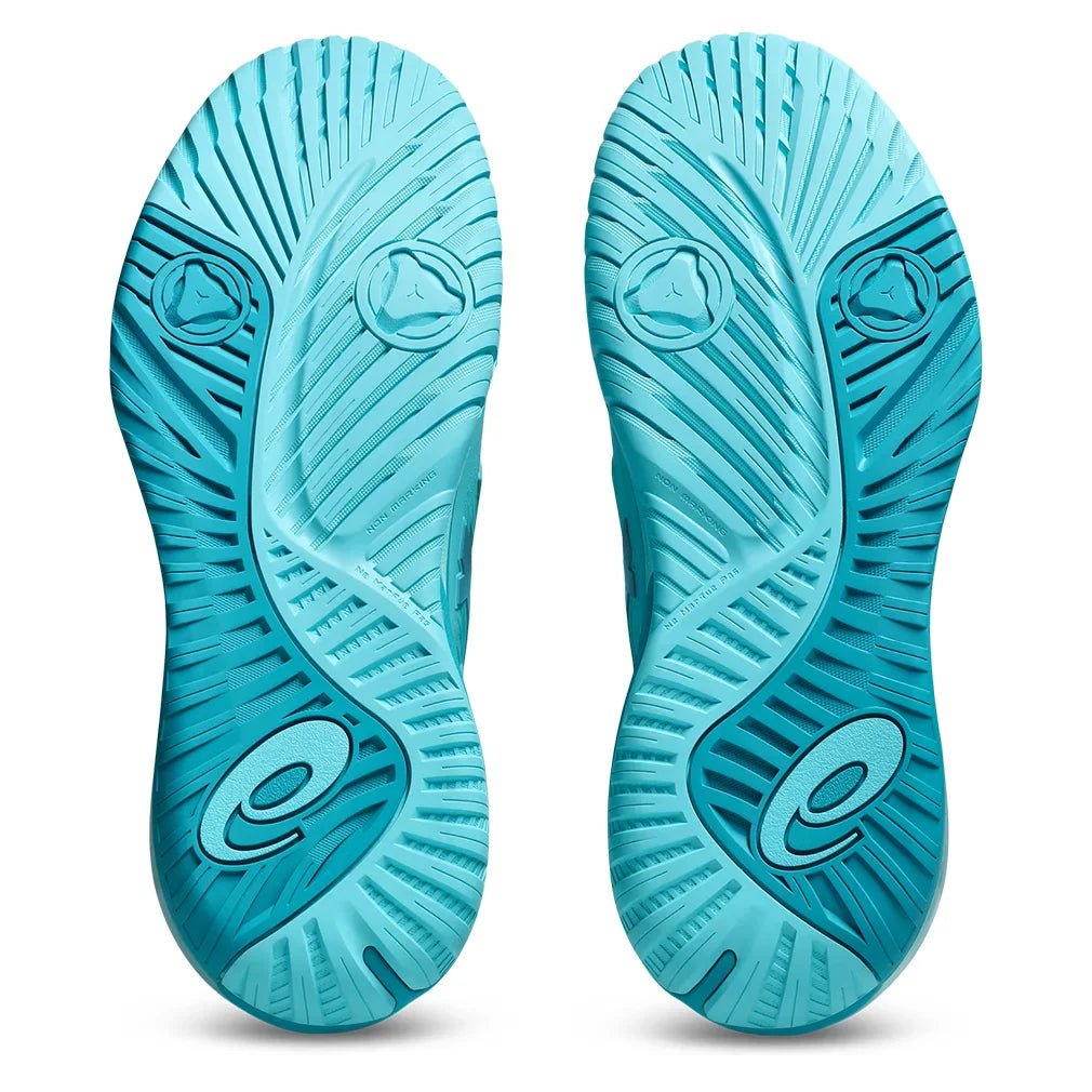 Men's GEL - Resolution X Tennis Shoes Ice Mint and Lagoon - Bell Racket Store