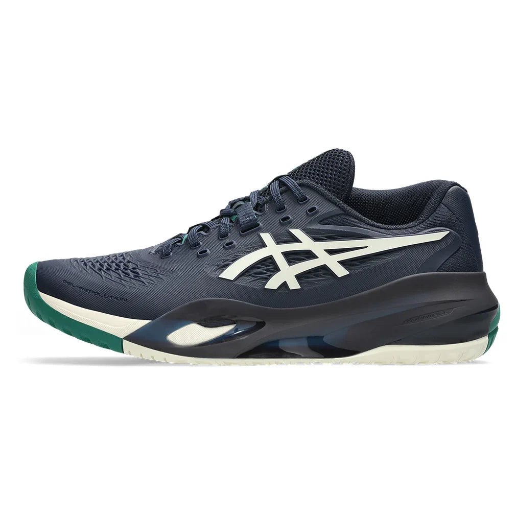 Men's GEL - Resolution X Tennis Shoes Midnight and Cream - Bell Racket Store