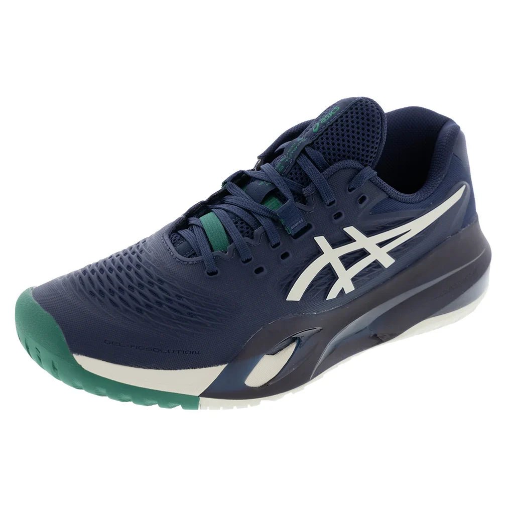 Men's GEL - Resolution X Tennis Shoes Midnight and Cream - Bell Racket Store
